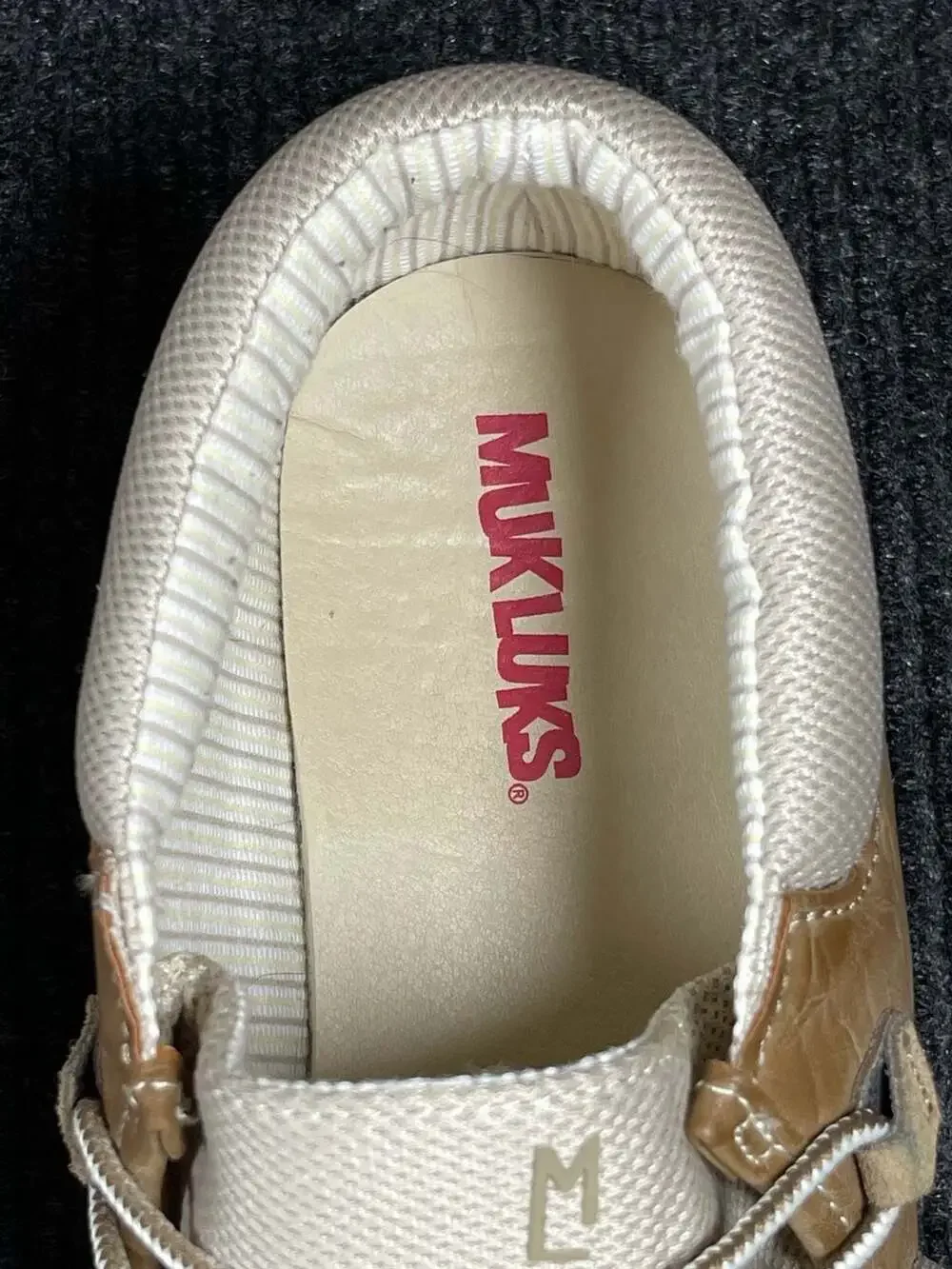 Muk Luks Brown and Tan Casual High Top Lace-Up Sneakers Size 12